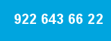 922 643 66 22